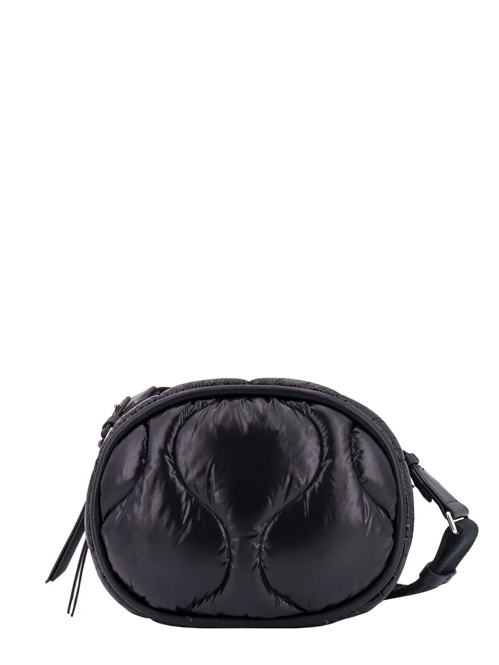 Moncler Logo Patch Zip-Up Shoulder Bag