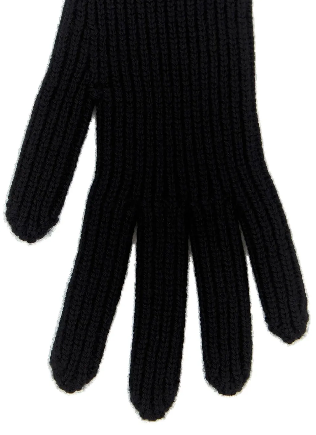 Moncler Logo Patch Knitted Gloves