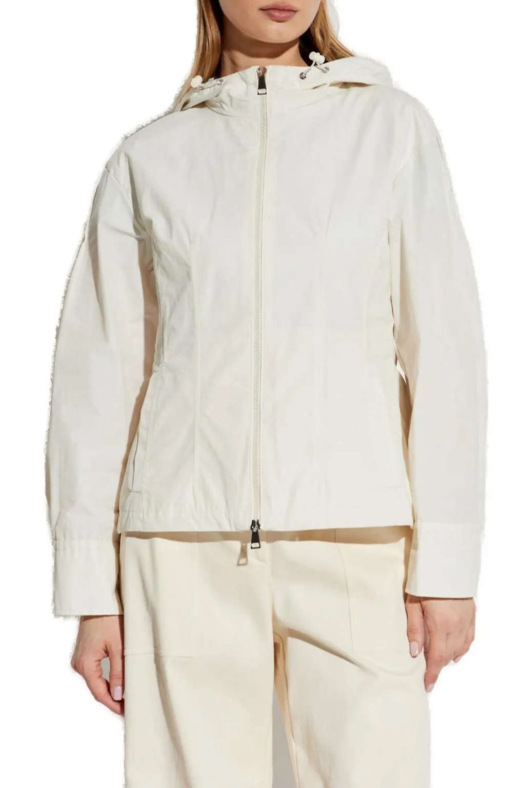 Moncler Zip-Up Hooded Jacket