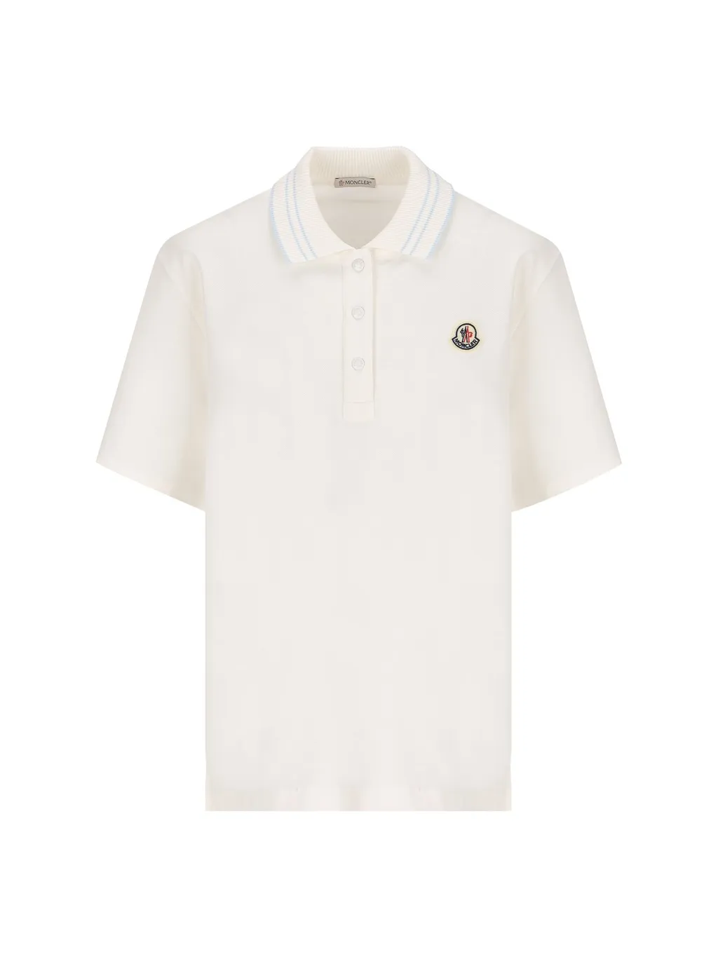 Moncler Logo Patch Short-Sleeved Polo Shirt