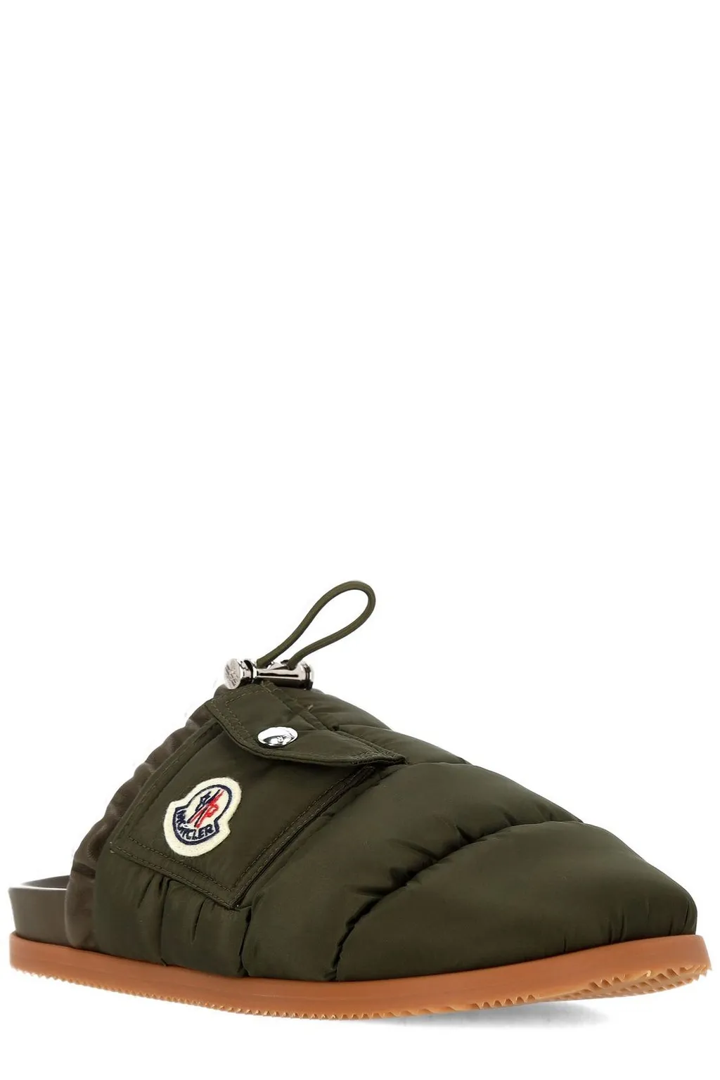 Moncler Logo Patch Padded Slippers