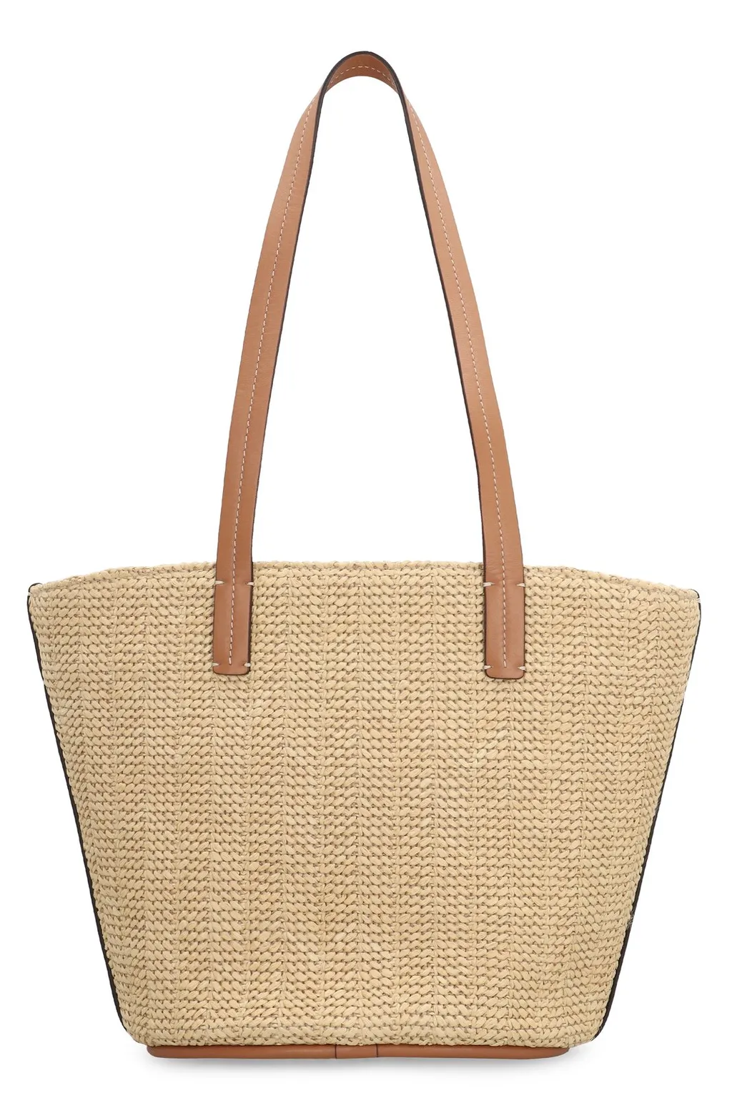 Moncler Logo Patch Woven Tote Bag