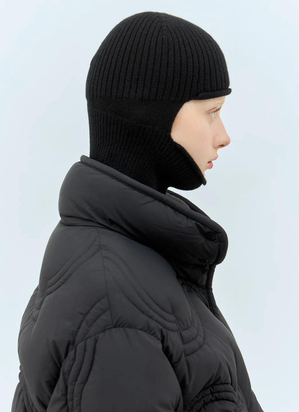 Moncler Wool-Cashmere Knit Balaclava