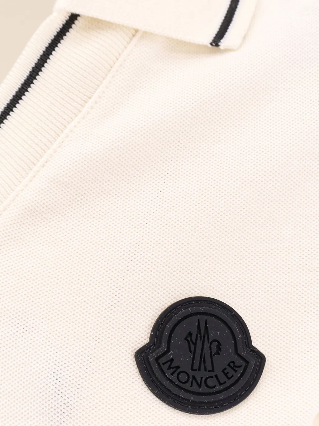 Moncler Logo Patch Short-Sleeved Polo Shirt