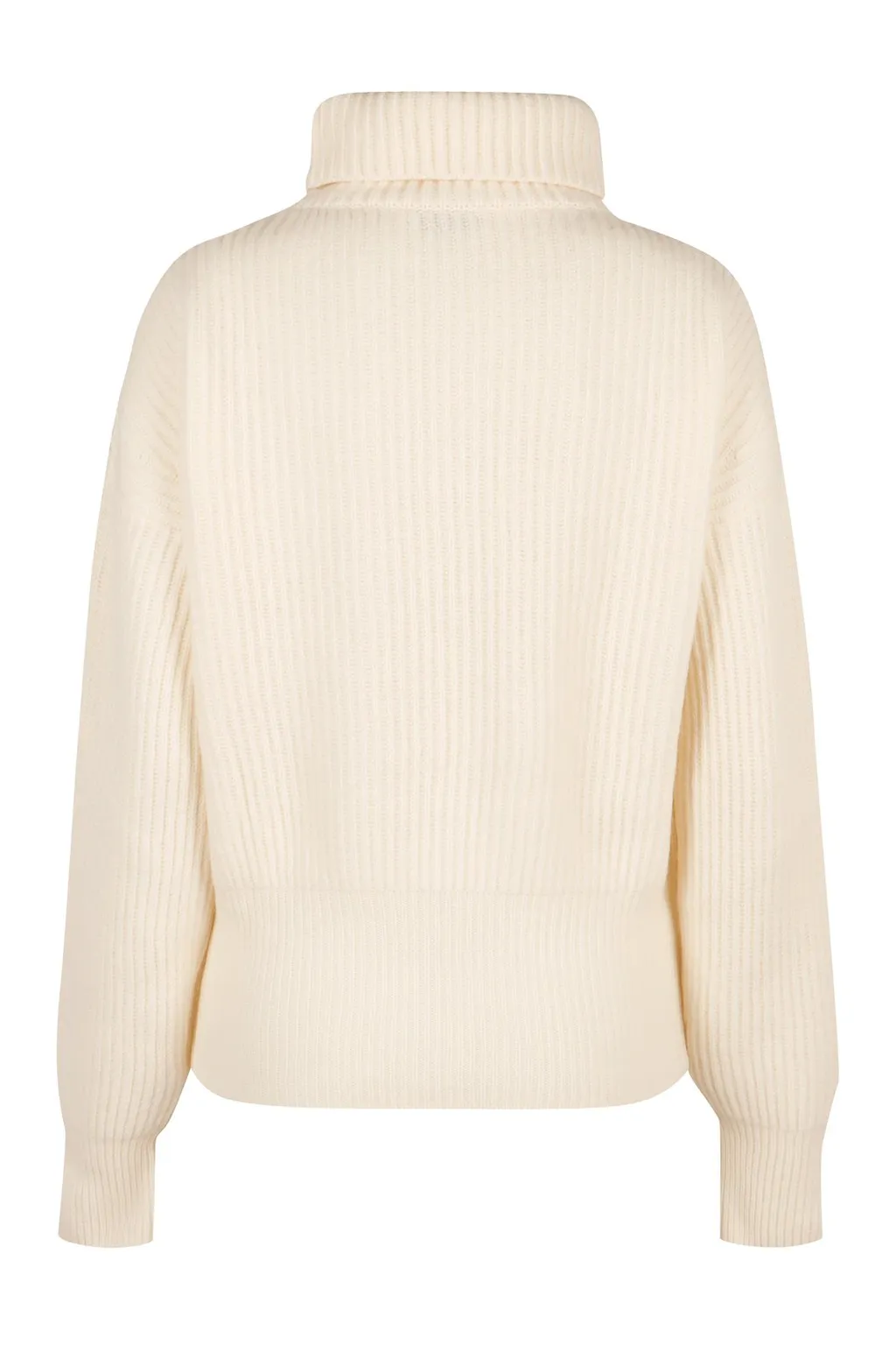 Moncler Logo Patch Roll Neck Sweater
