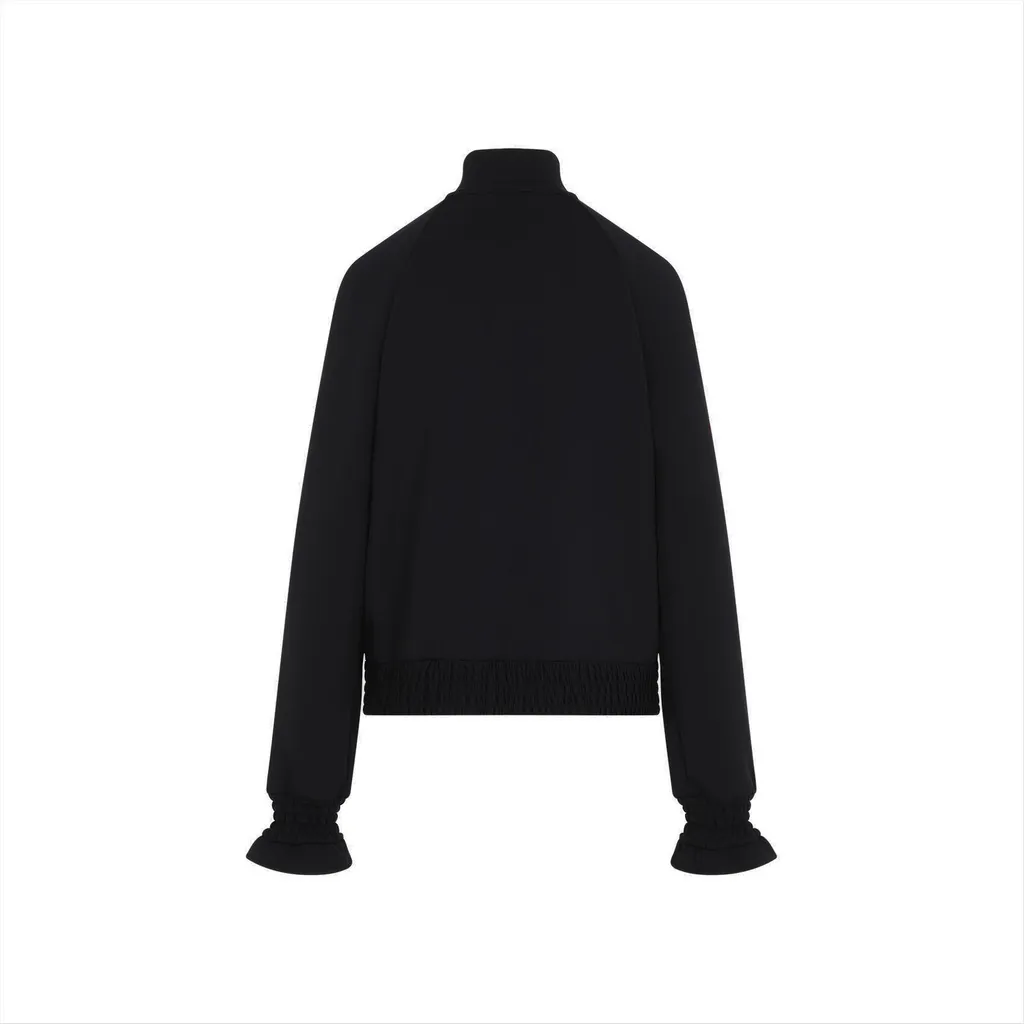 Moncler Logo Patch Zip-Up Cardigan