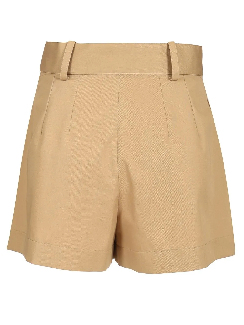 Moncler Pleat Detailed Belted Shorts