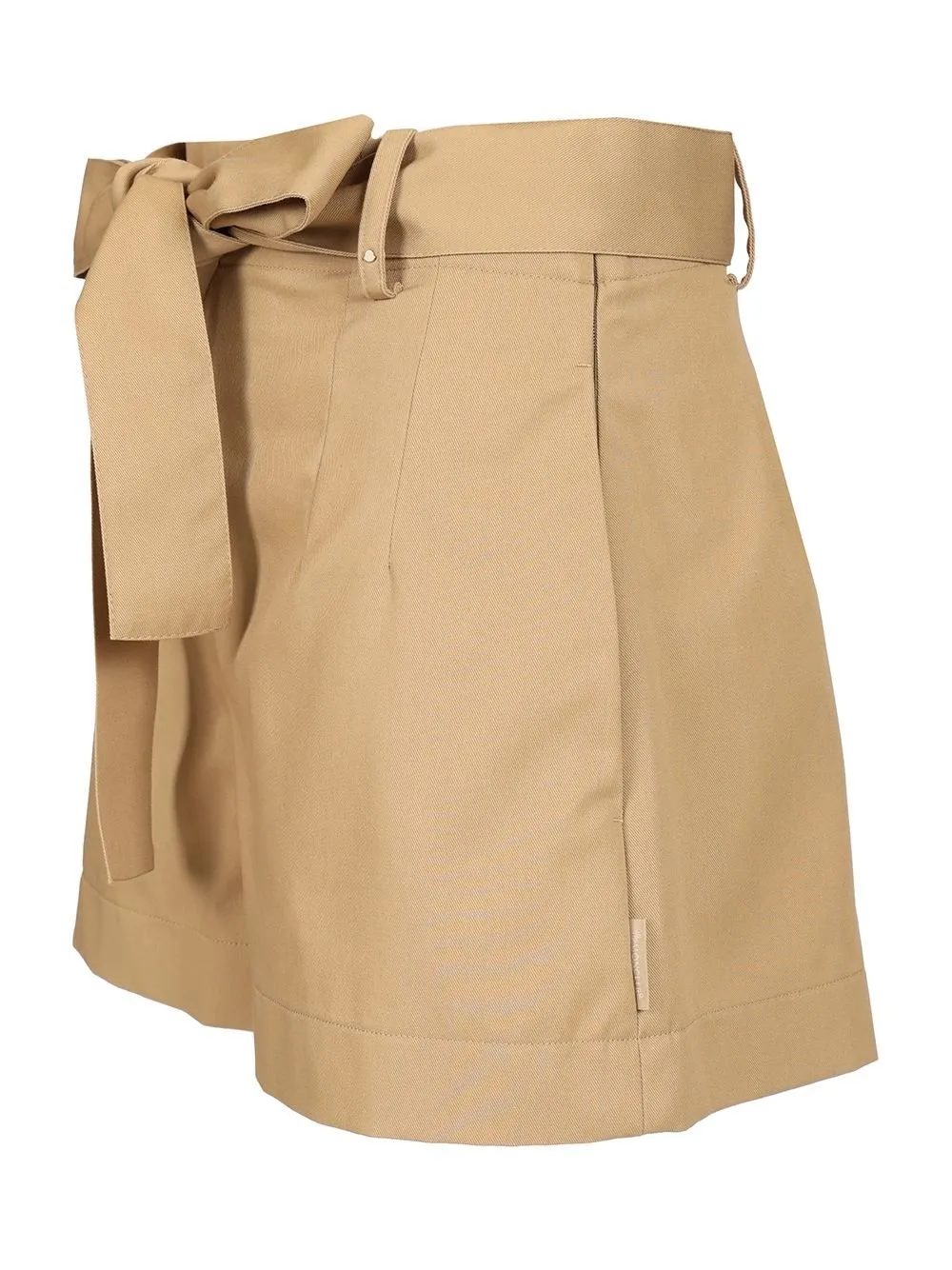 Moncler Pleat Detailed Belted Shorts
