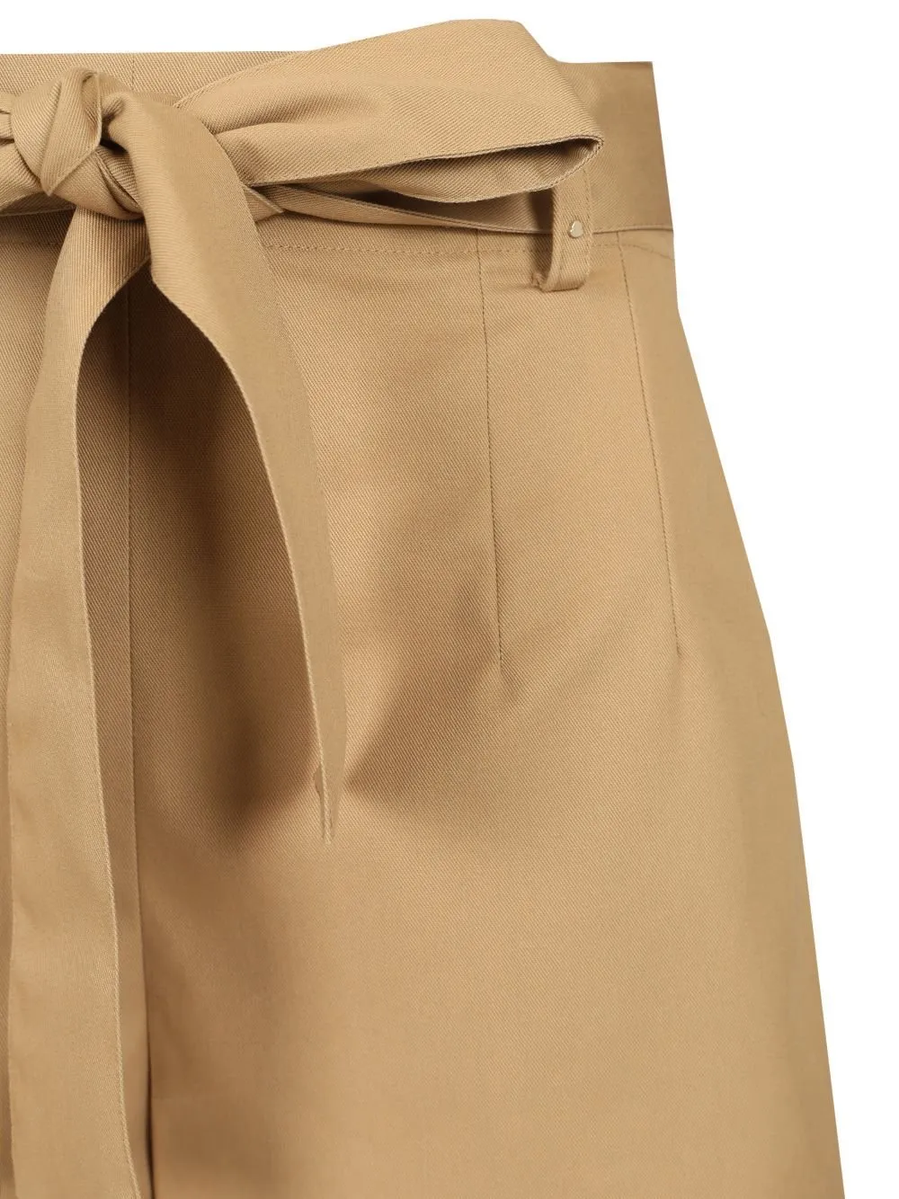 Moncler Pleat Detailed Belted Shorts