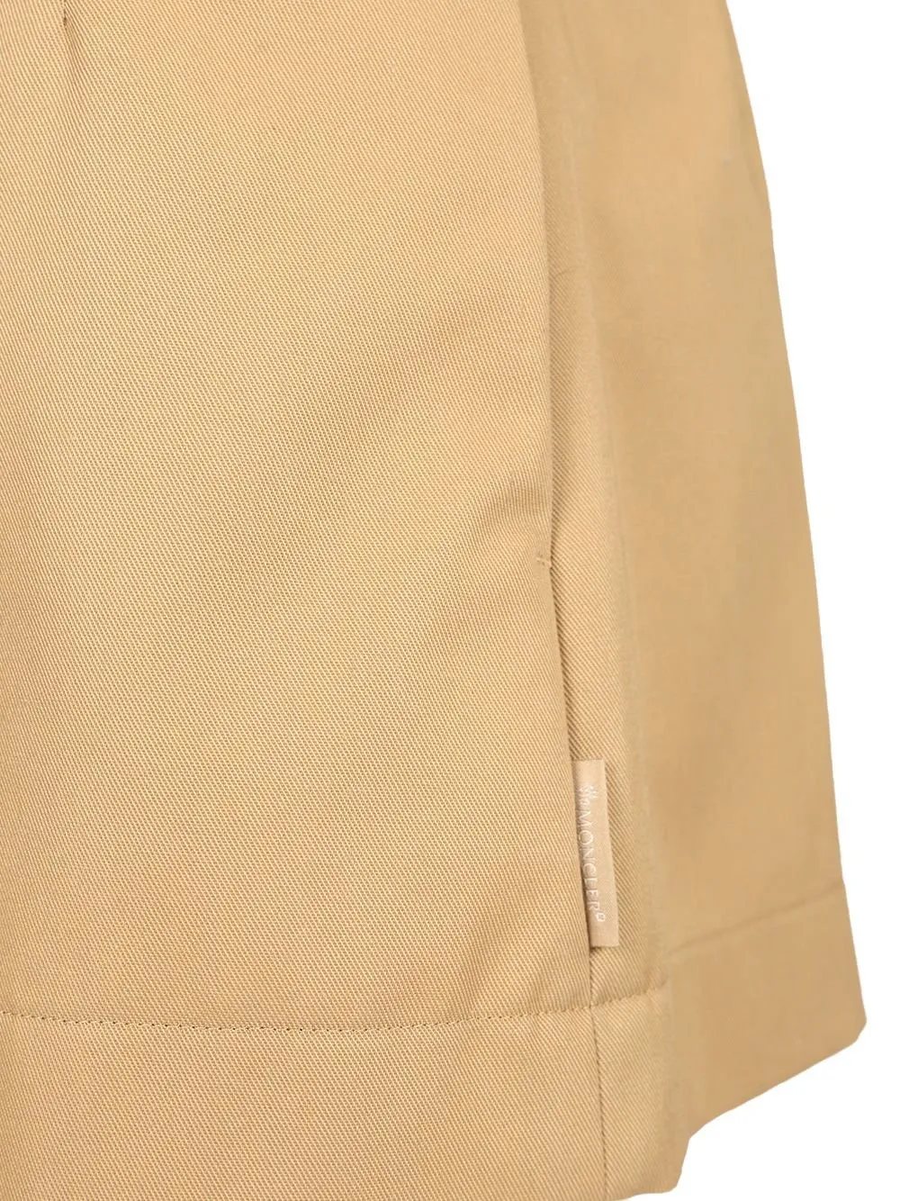 Moncler Pleat Detailed Belted Shorts