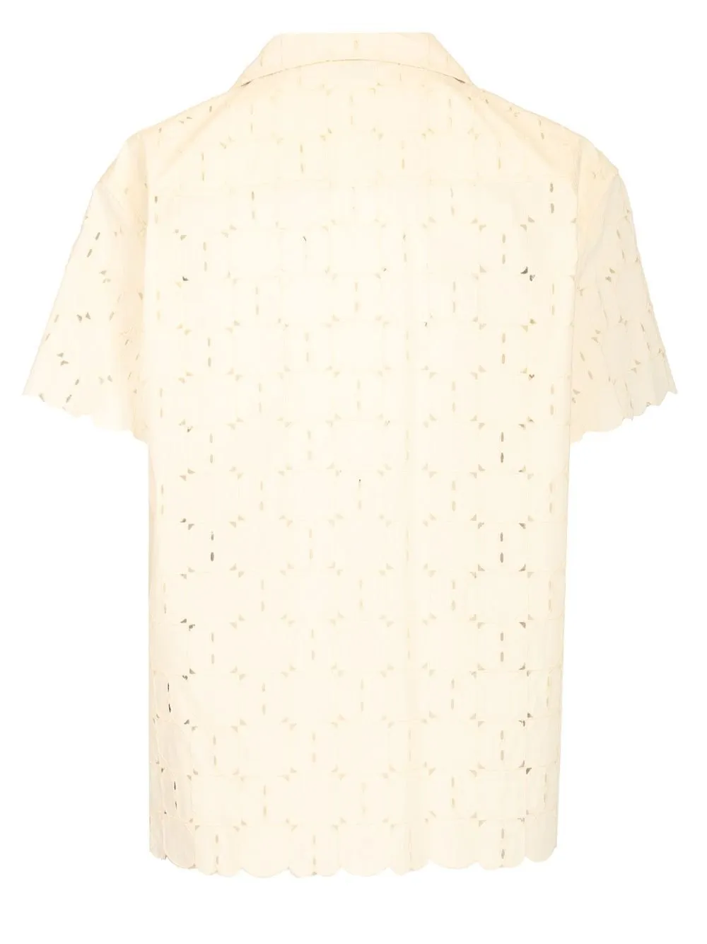 Moncler Short-Sleeved Buttoned Shirt