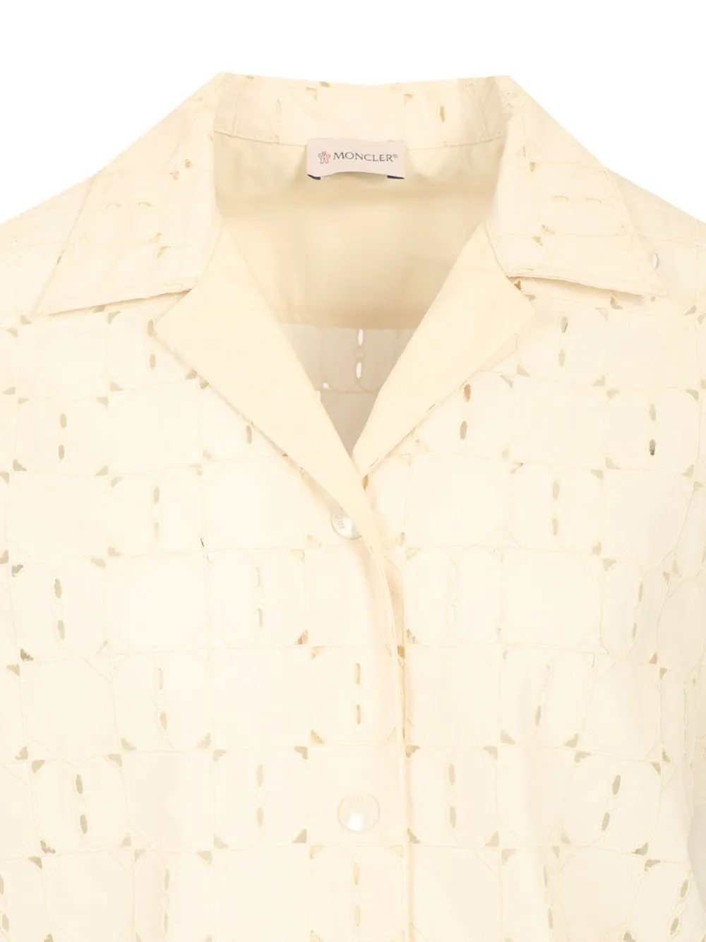 Moncler Short-Sleeved Buttoned Shirt