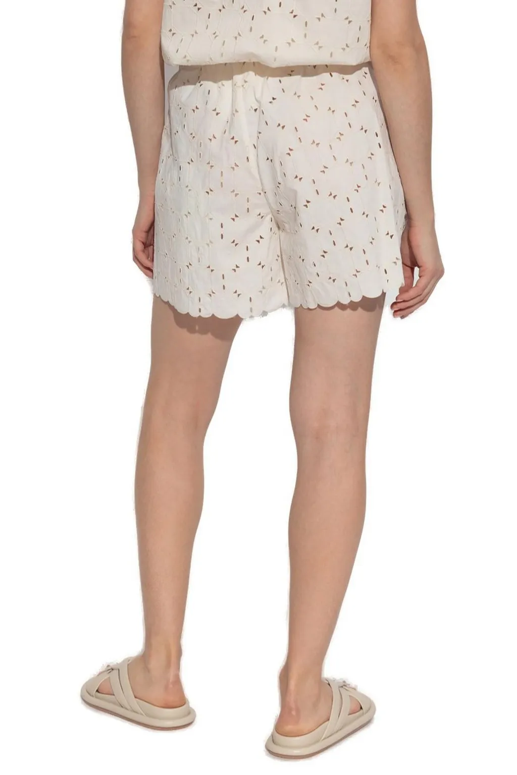 Moncler Broderie Anglaise Shorts