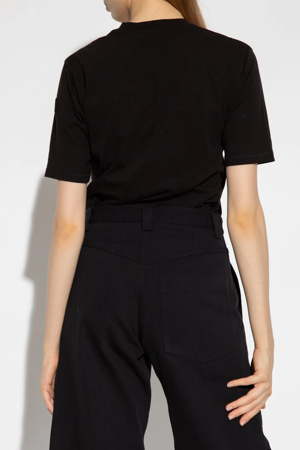 Moncler Logo-Embroidered Roundneck Top