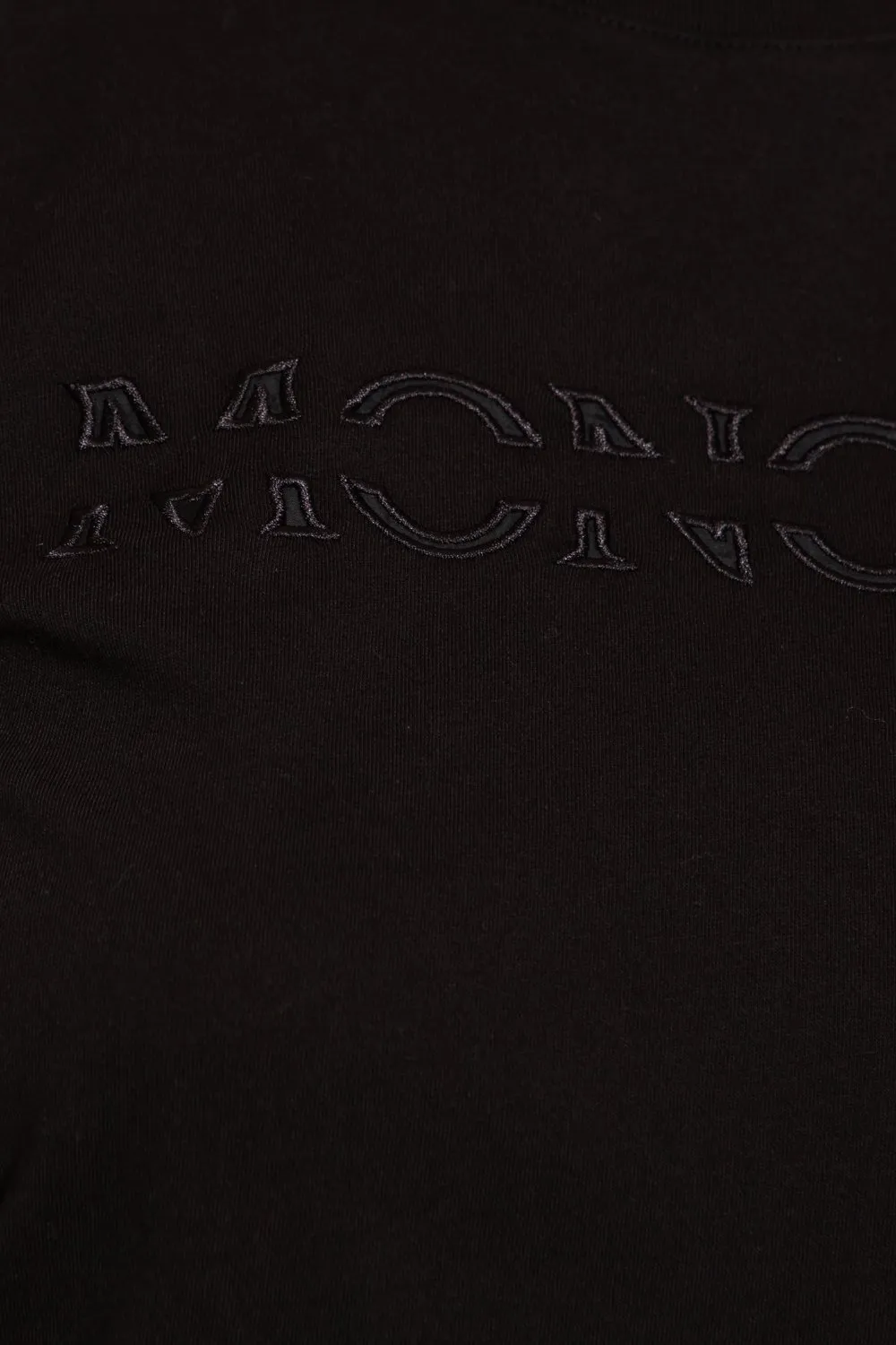Moncler Logo-Embroidered Roundneck Top