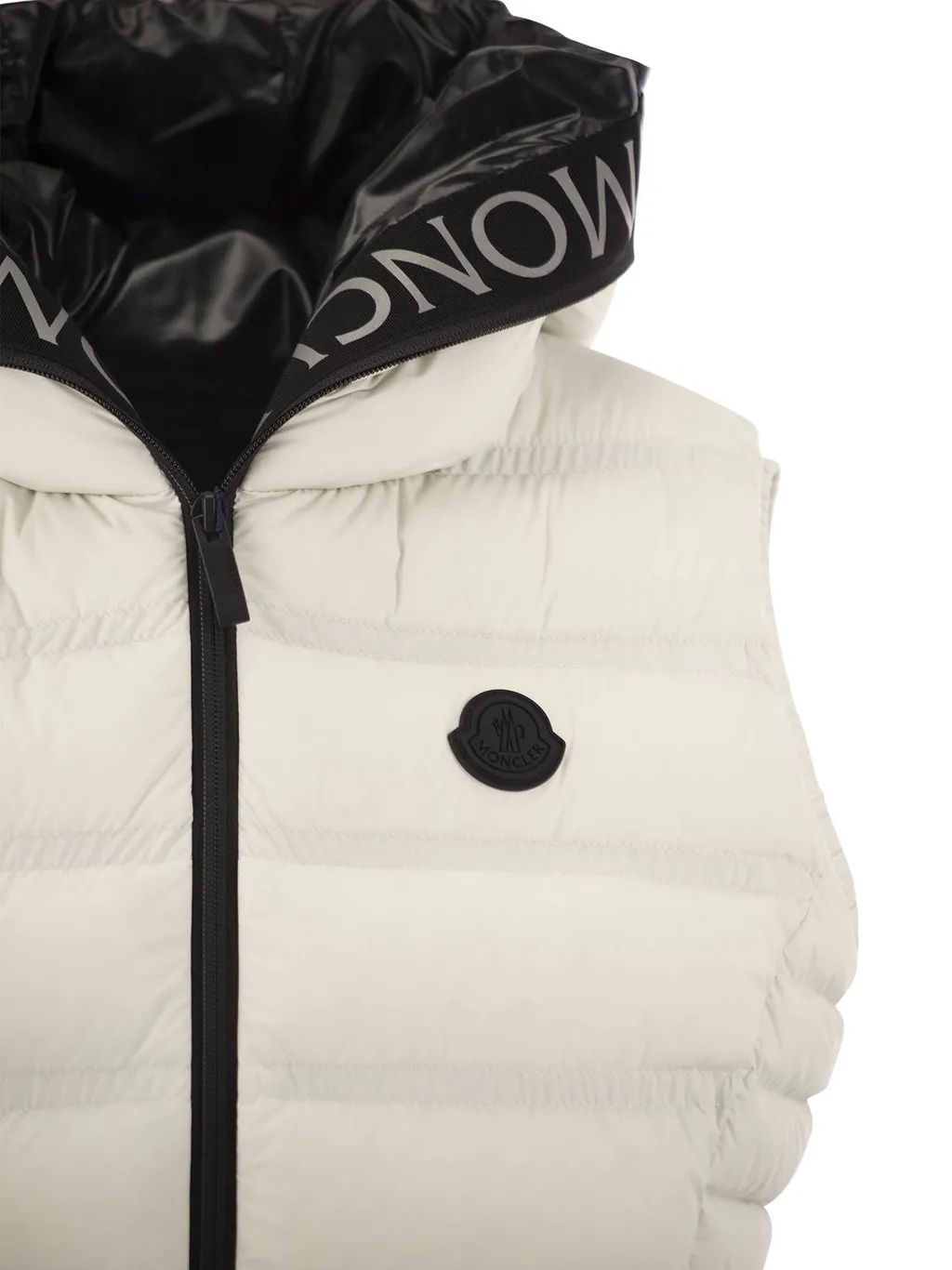Moncler Logo Patch Zip-Up Padded Gilet
