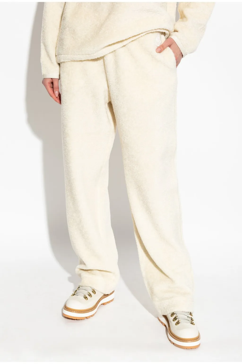 Moncler Elasticated-Waist Logo Patch Track Pants