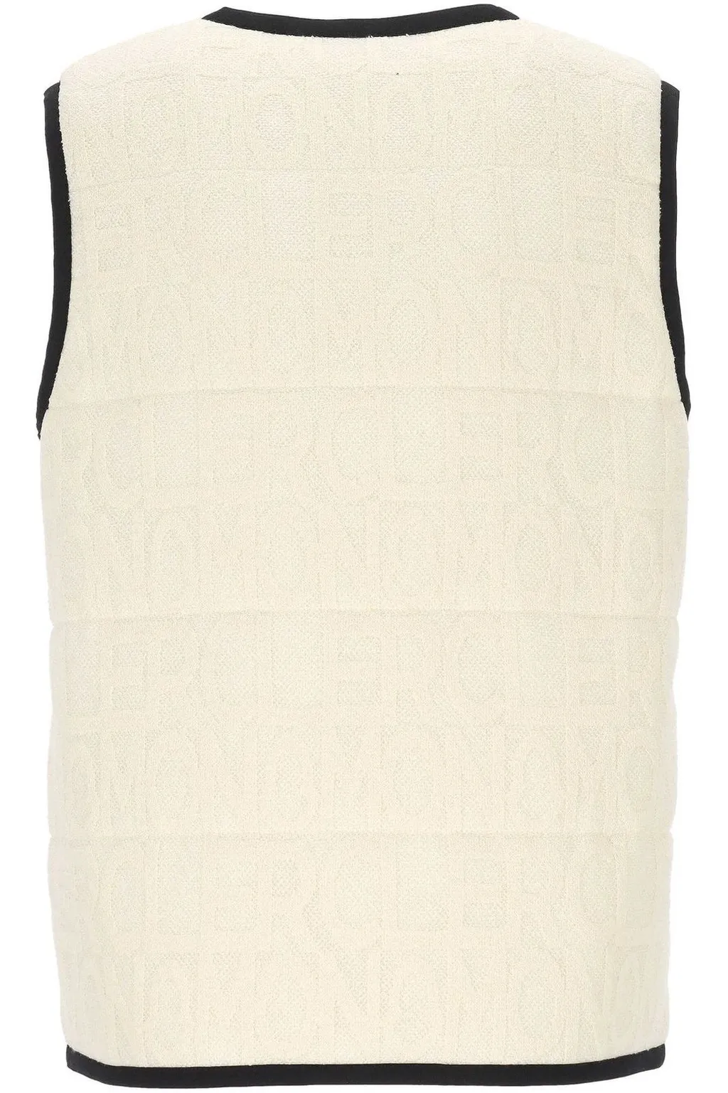 Moncler Terry Cloth Logo Jacquard Padded Gilet