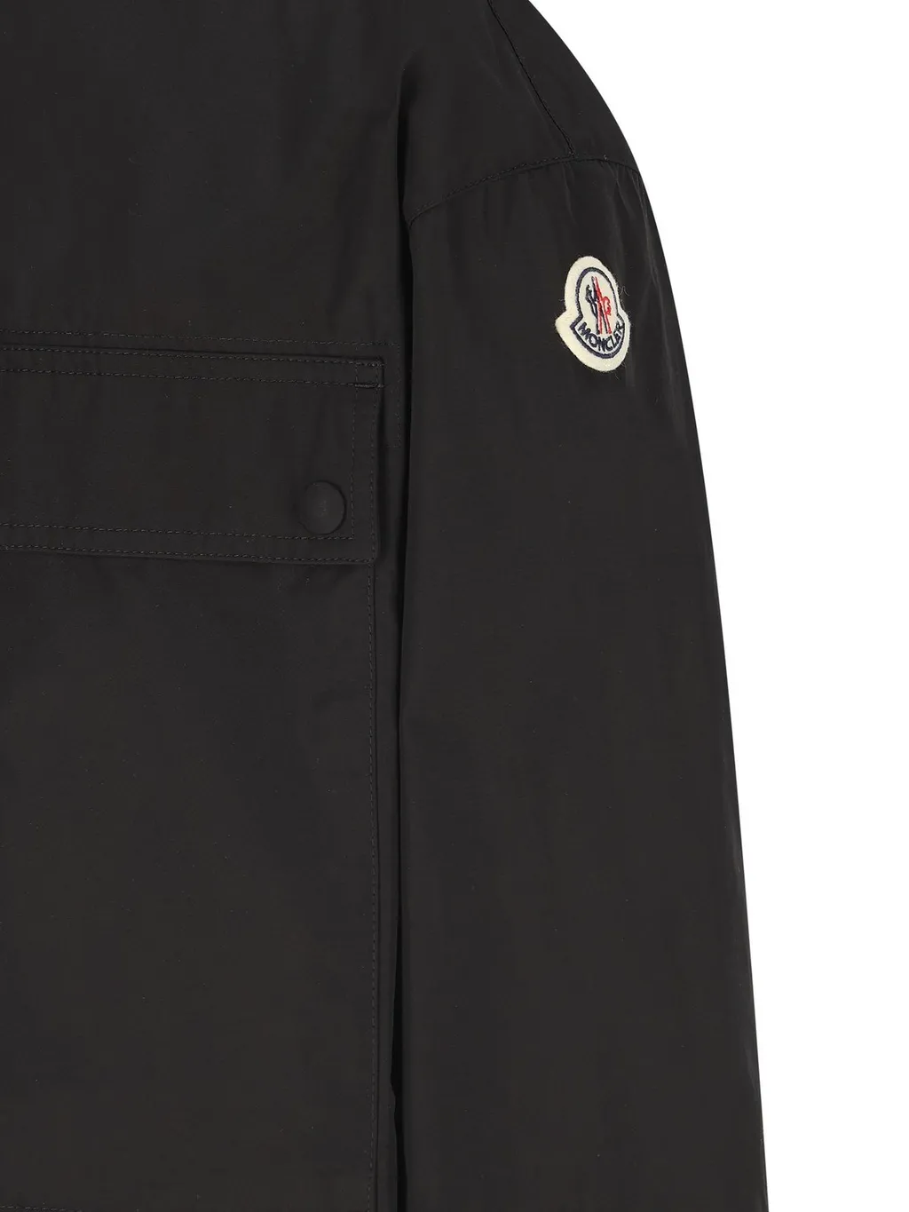 Moncler Logo Patch Zip-Up Jacket
