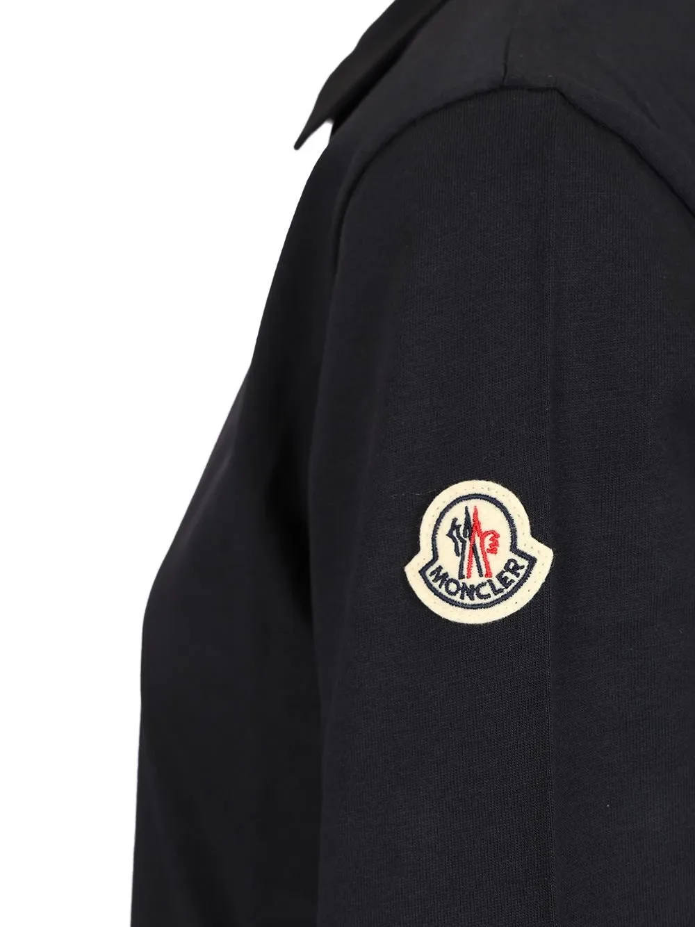 Moncler Logo Patch Short-Sleeve Polo Shirt