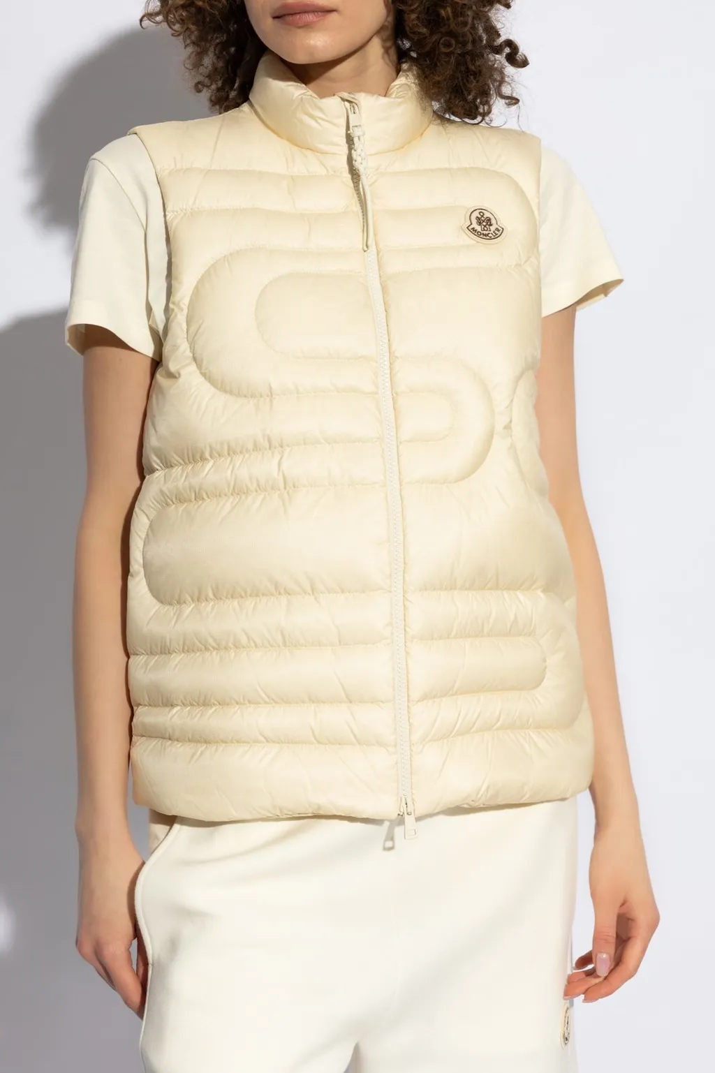 Moncler Xihu Logo Patch Down Vest