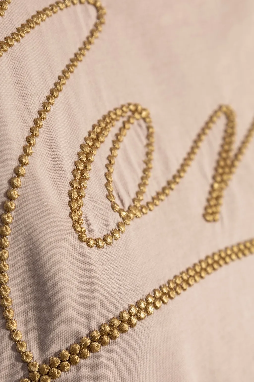 Moncler Embroidered Cursive Logo Crewneck T-Shirt