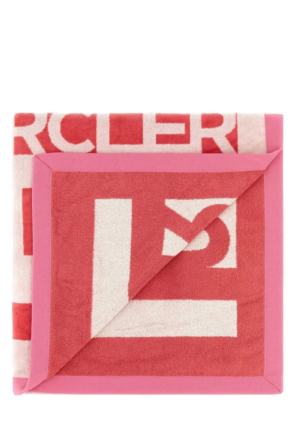 Moncler Allover Logo Patterned Beach Towel