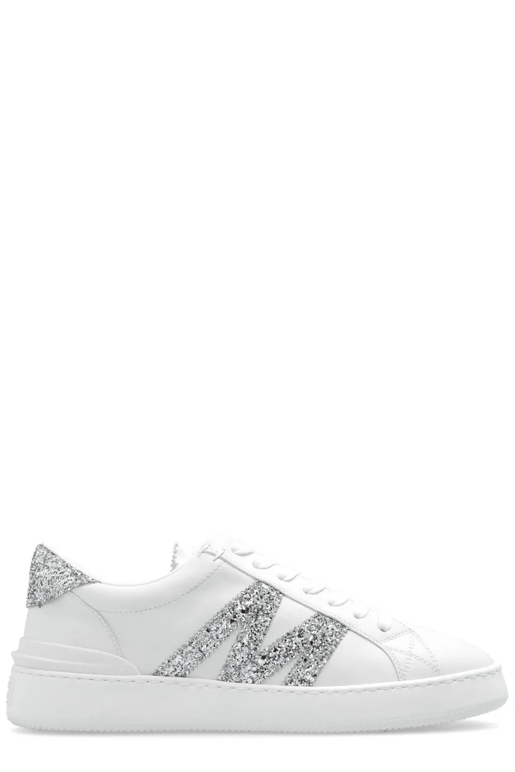 Moncler Monaco Embellished Low-Top Sneakers