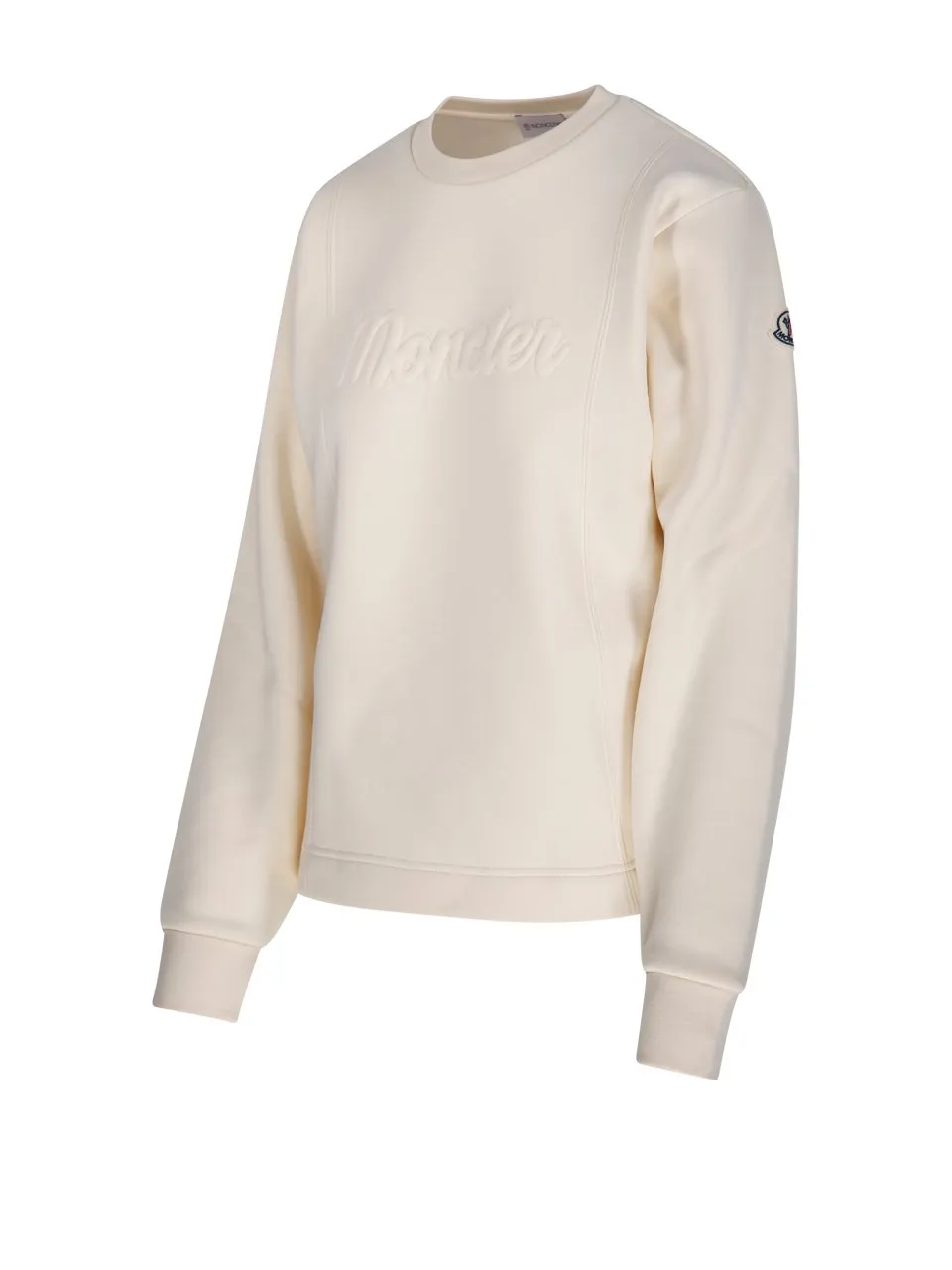 Moncler Logo Patch Crewneck Sweatshirt