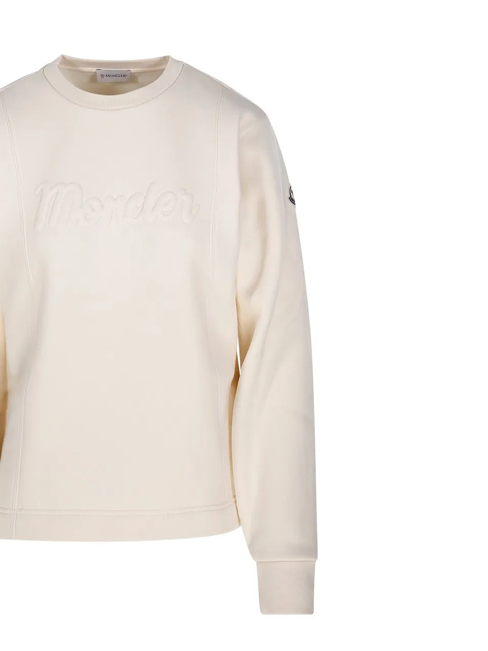 Moncler Logo Patch Crewneck Sweatshirt
