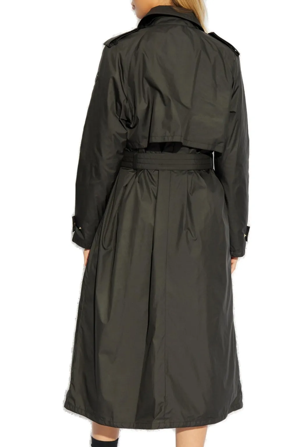 Moncler Barbentane Belted Trench Coat