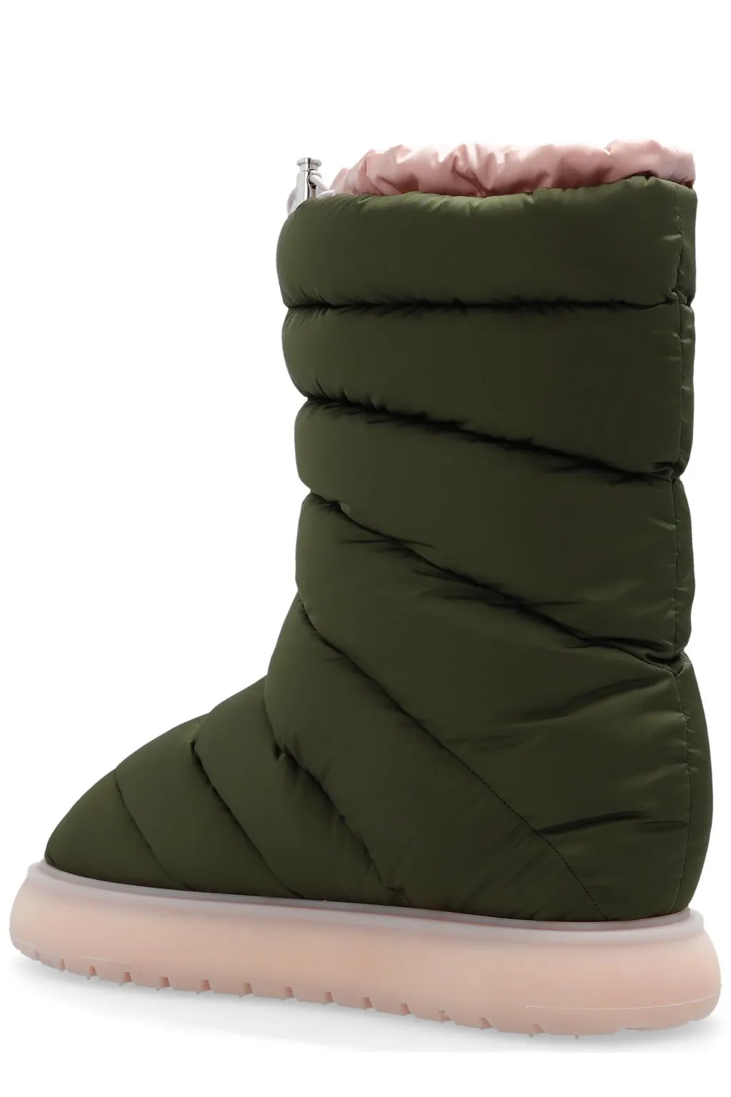 Moncler Gaia Logo Patch Padded Snow Boots