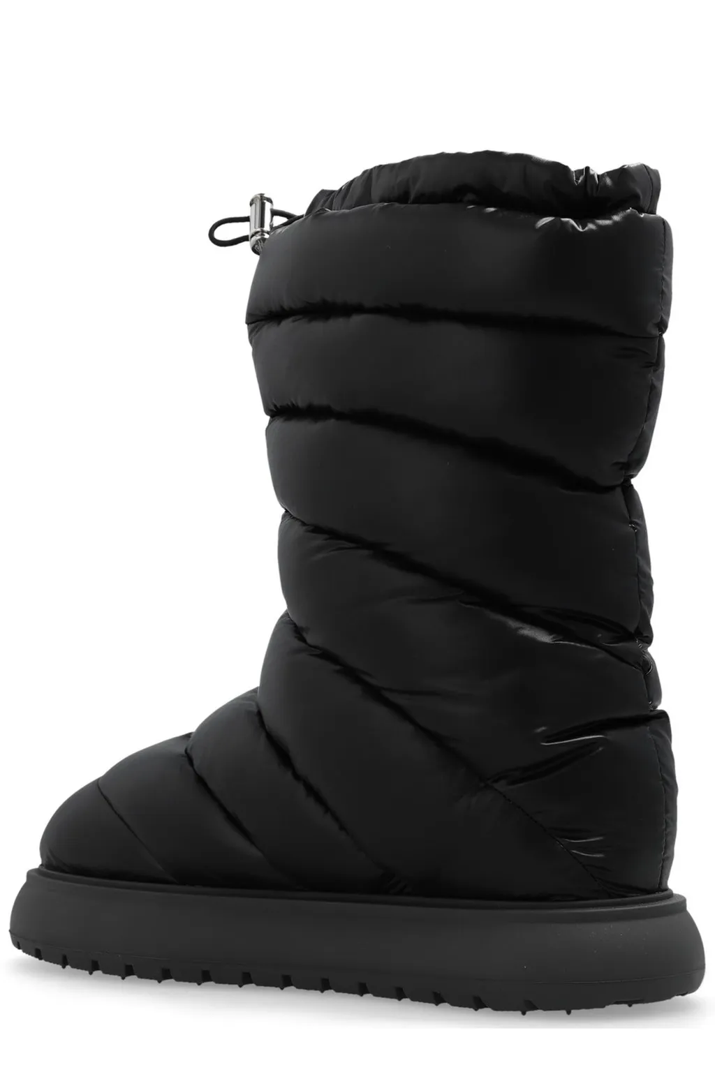 Moncler Logo Motif Patch Puffer Boots
