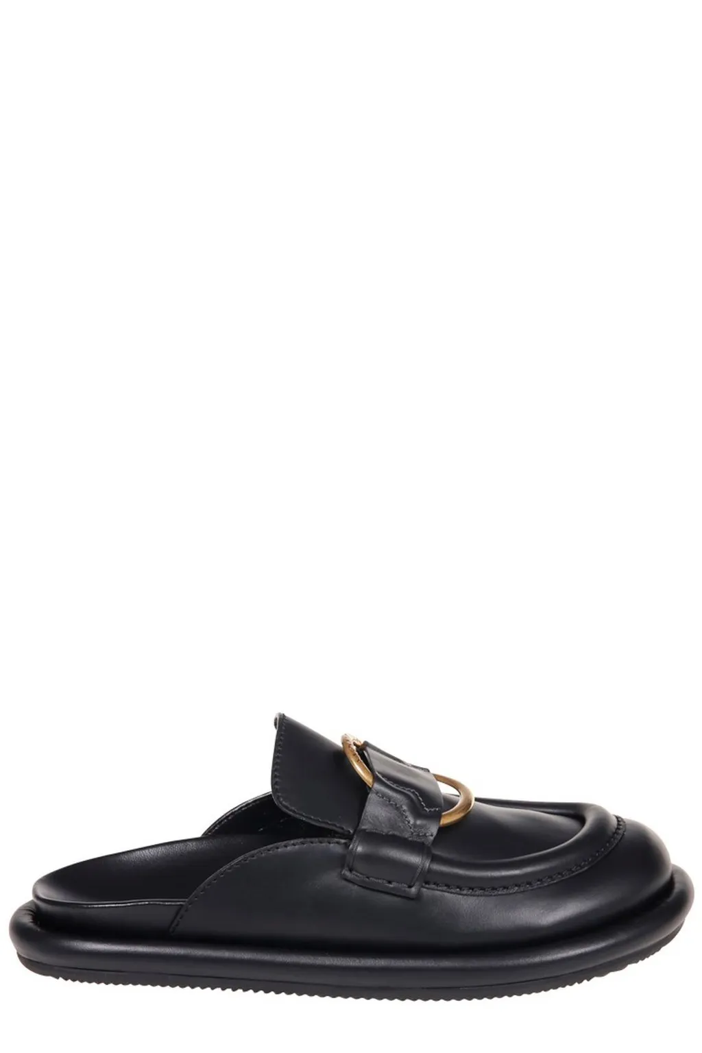 Moncler Rind Detailed Slip-On Mules