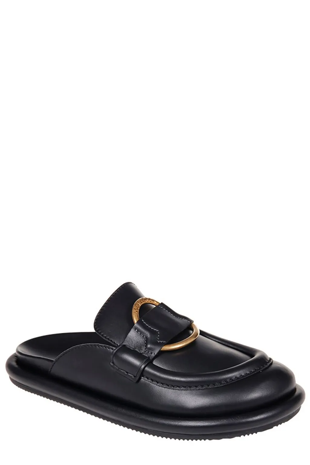 Moncler Rind Detailed Slip-On Mules