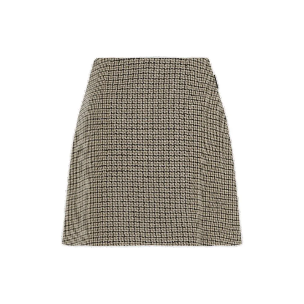Moncler Checkered Skirt