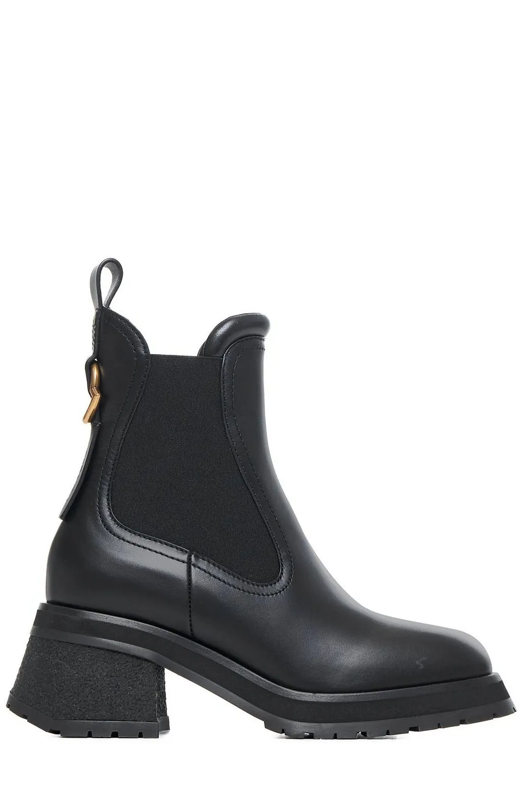 Moncler Gigi Square-Toe Chelsea Boots