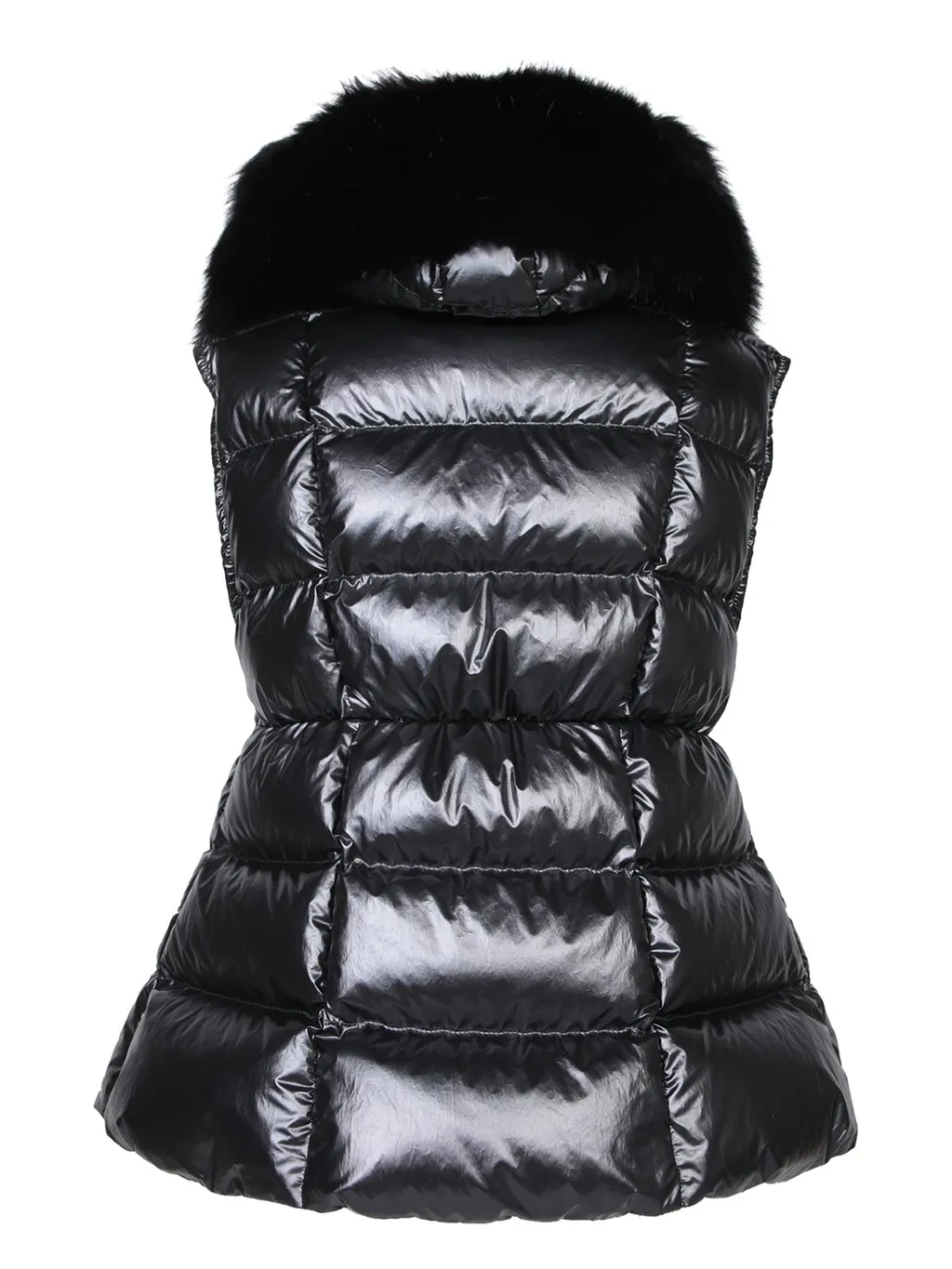 Moncler Anse Shearling-Trimmed Zip-Up Vest