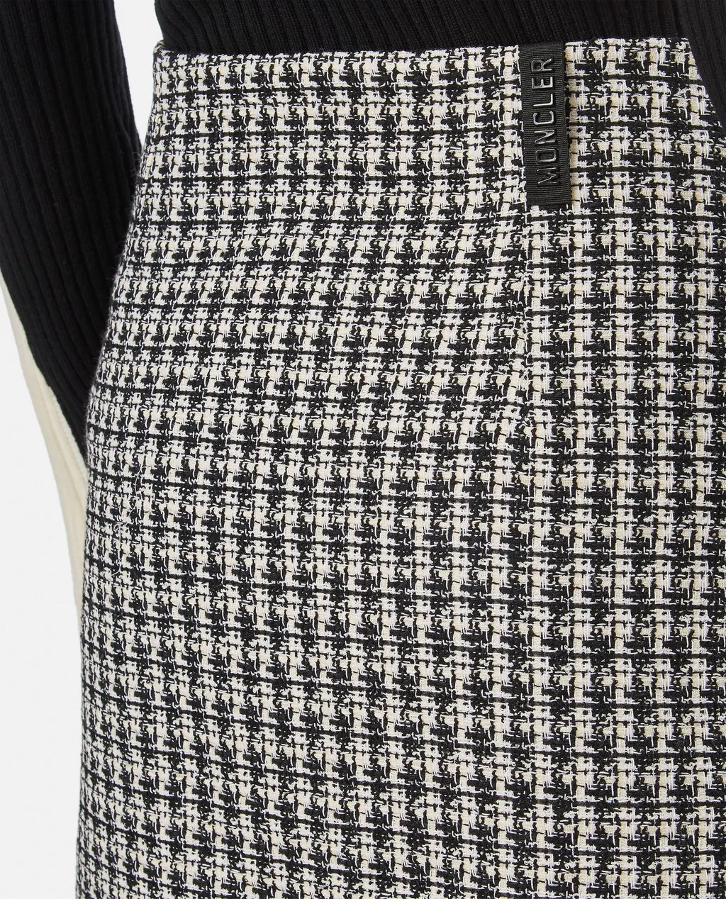 Moncler Tweed Zipped Mini Skirt