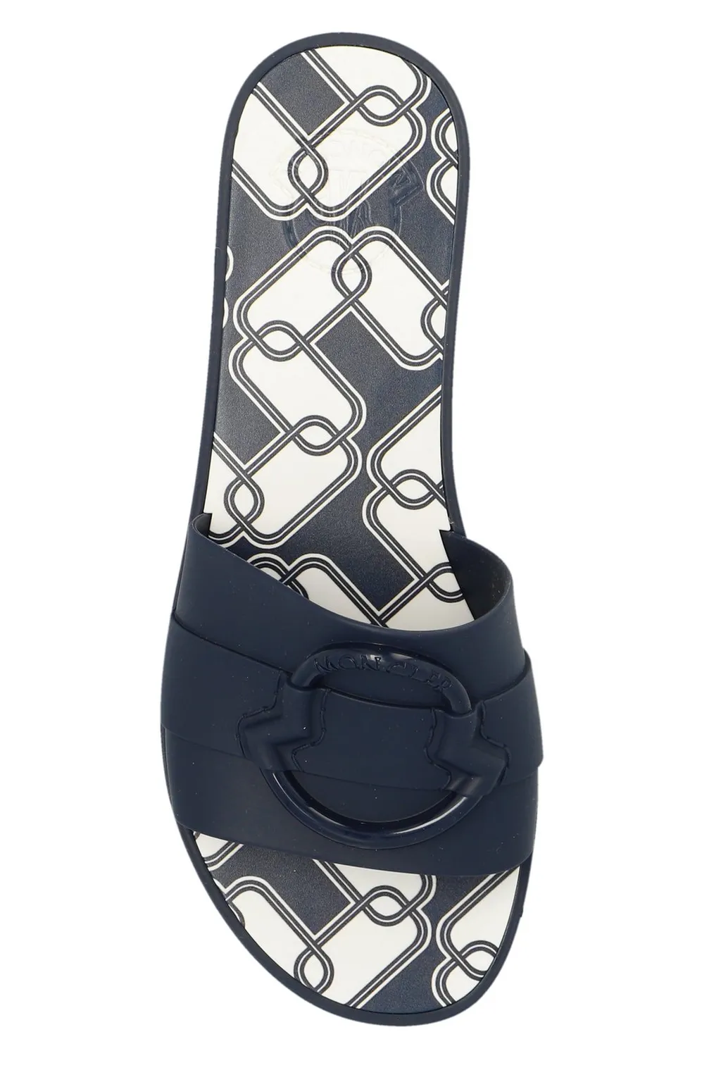 Moncler Patterned Slip-On Slides