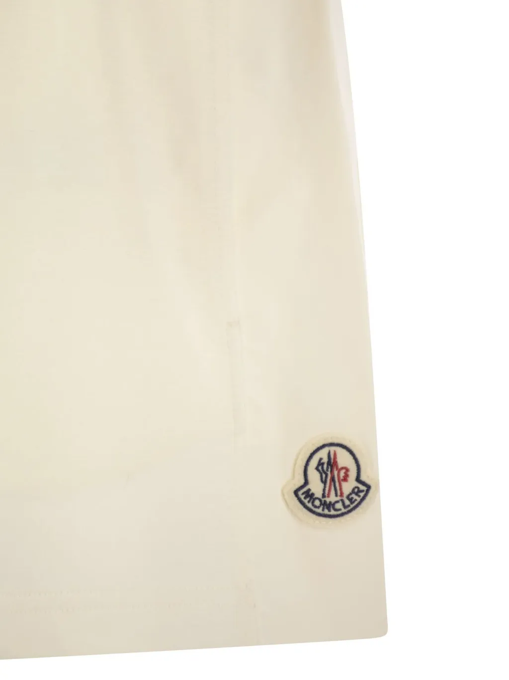 Moncler Logo Patch Drawstring Jersey Shorts