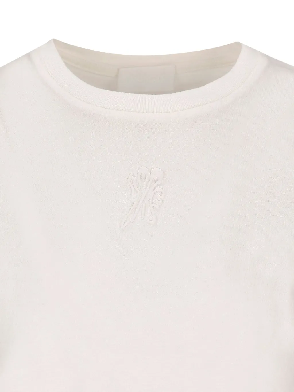 Moncler Logo Embroidered Crewneck T-Shirt