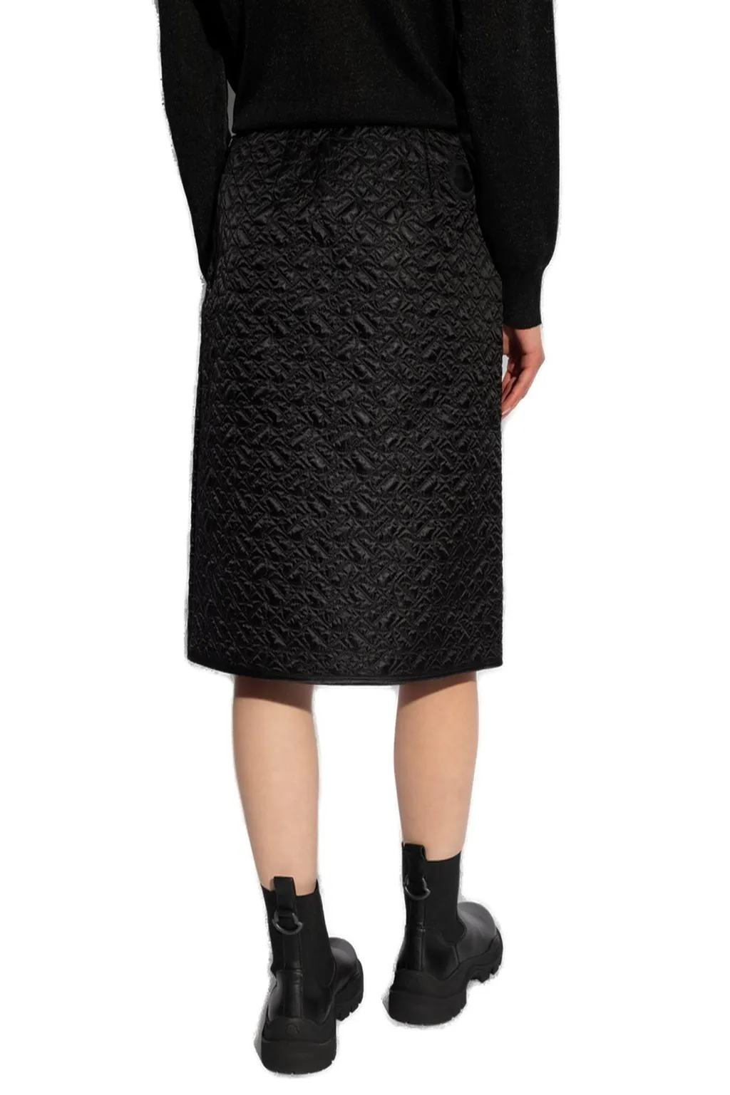 Moncler Quilted Midi Skirt