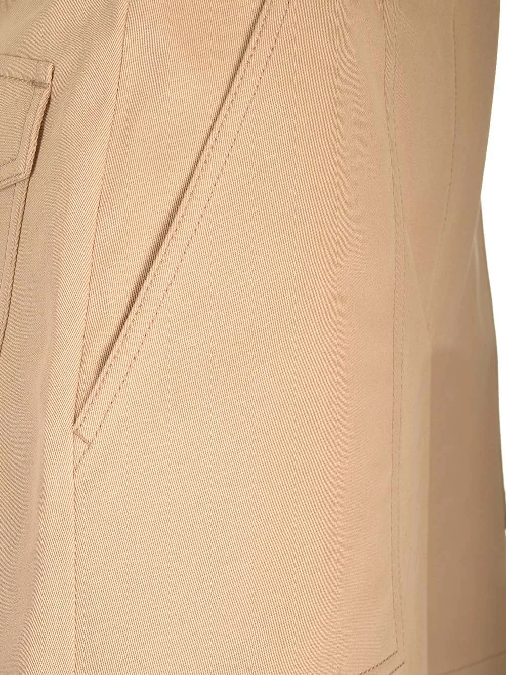 Moncler Logo Patch Pleated Shorts