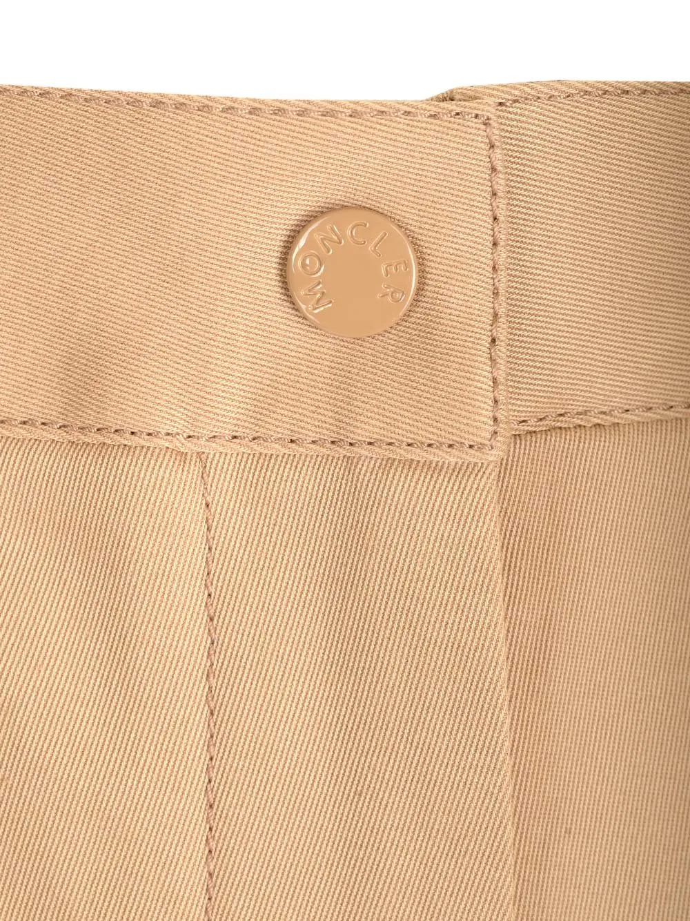 Moncler Logo Patch Pleated Shorts