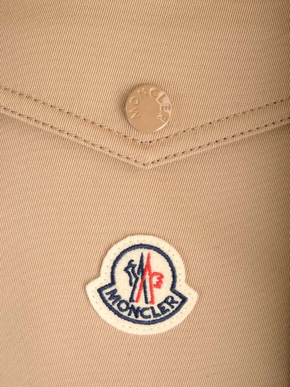 Moncler Logo Patch Pleated Shorts