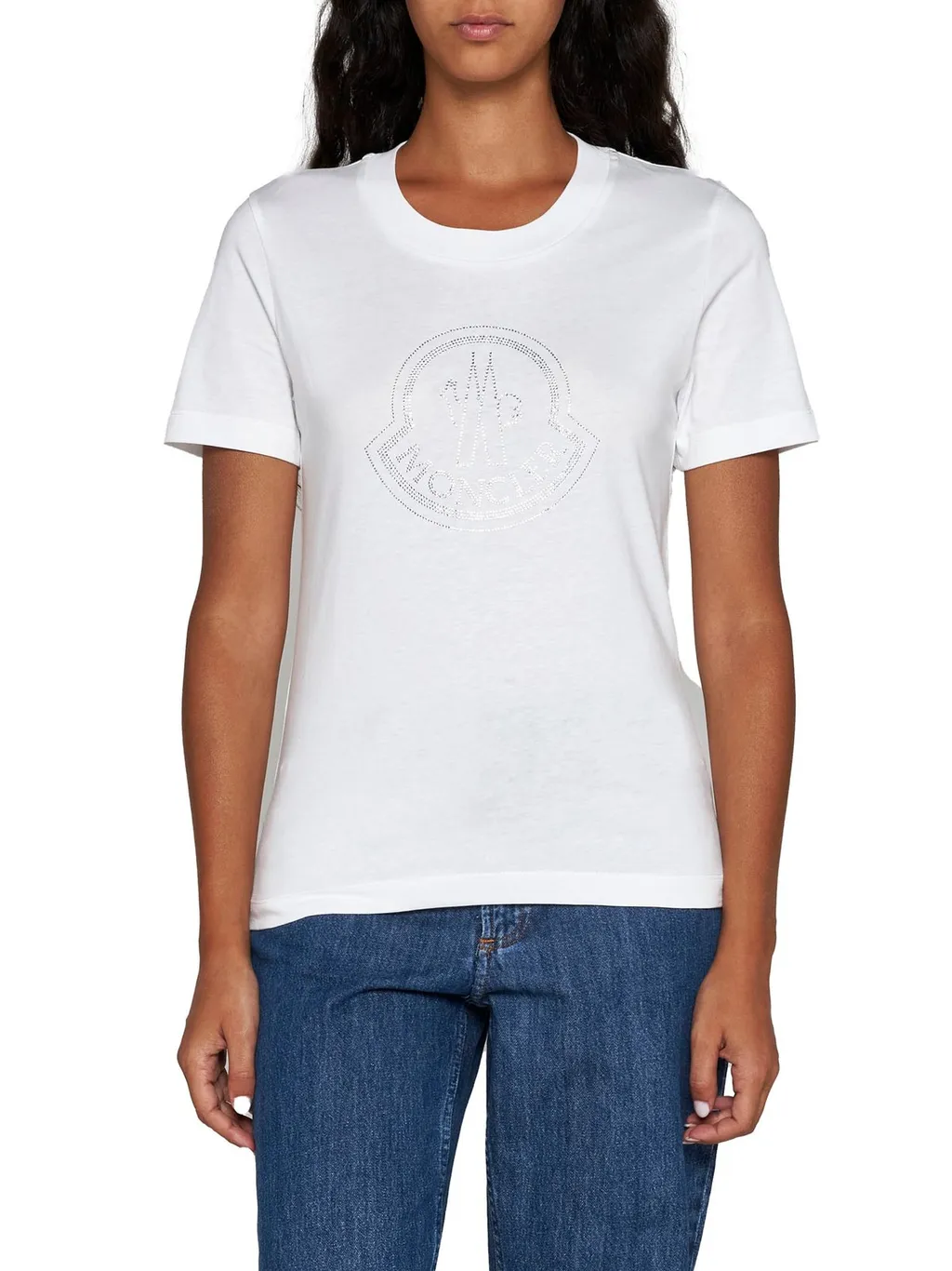 Moncler Logo Embellished Crewneck T-Shirt