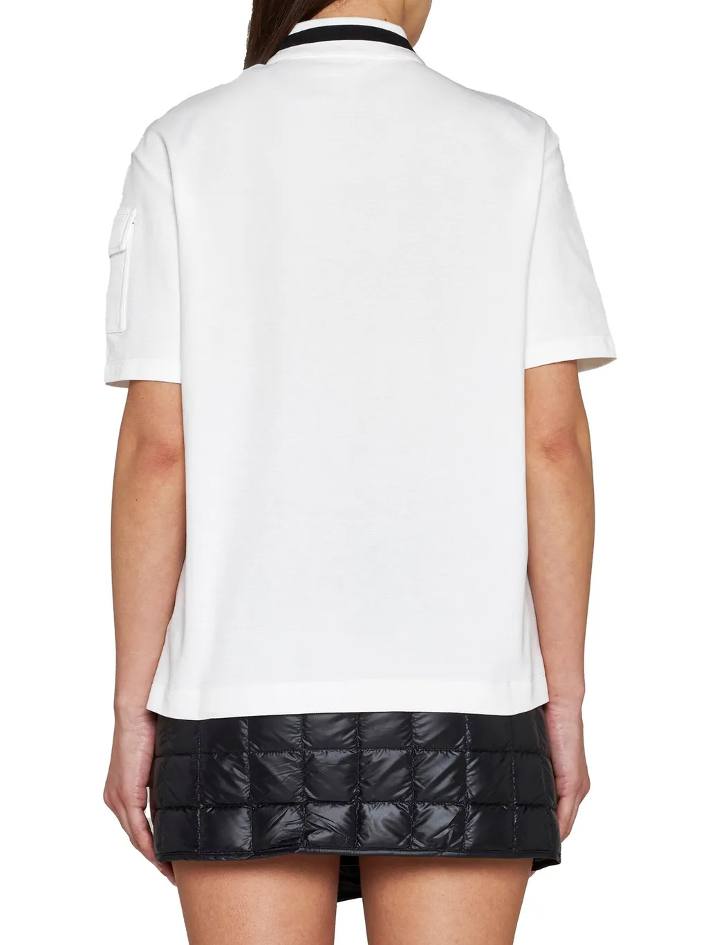 Moncler Logo Embroidered Short-Sleeved Polo Shirt