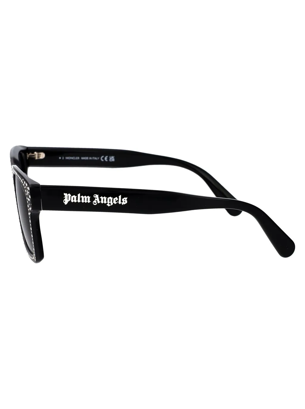 Moncler Eyewear X Palm Angels Crystal Embellishment Square-Frame Sunglasses