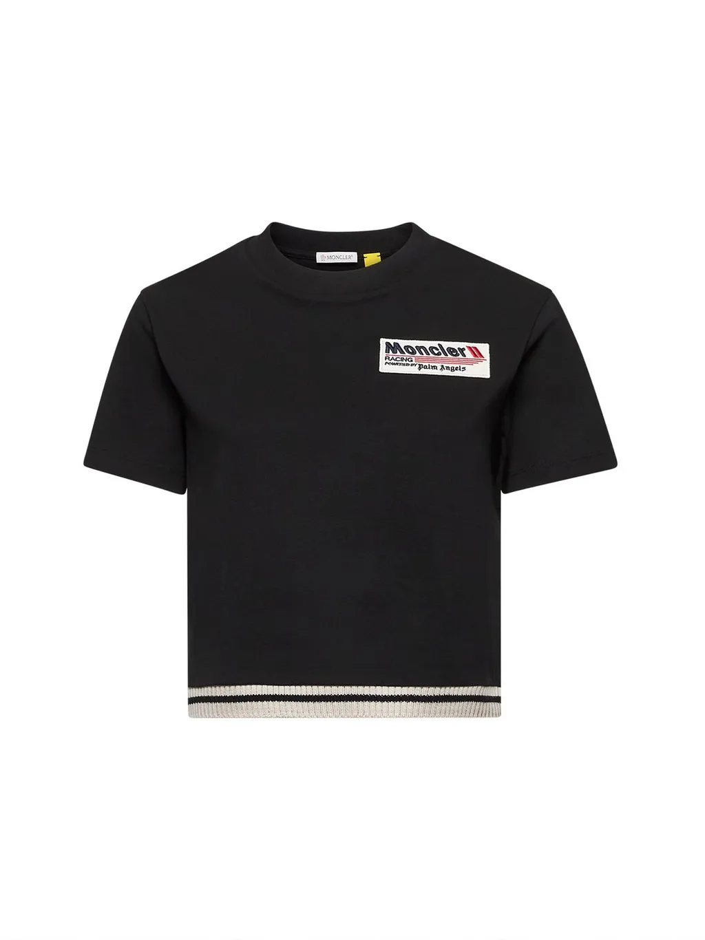 Moncler X Palm Angels Logo Patch Crewneck T-Shirt